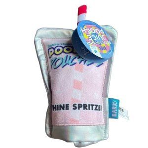 Bark Dog Toy Juice Pooch Box Squeaker Crinkle Pool Boy Summer Theme New